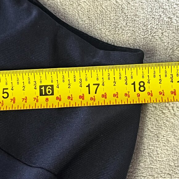 Vince Camuto Navy Abstract Sleeveless Wide Leg Jumpsuit - Picture 9 of 13